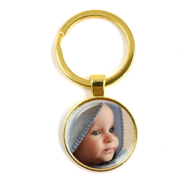 SEKECHIKU Custom Keychain Personalized Photo Keychain Engraved Black and  White Picture Customized Unique Gift for Boyfriend
